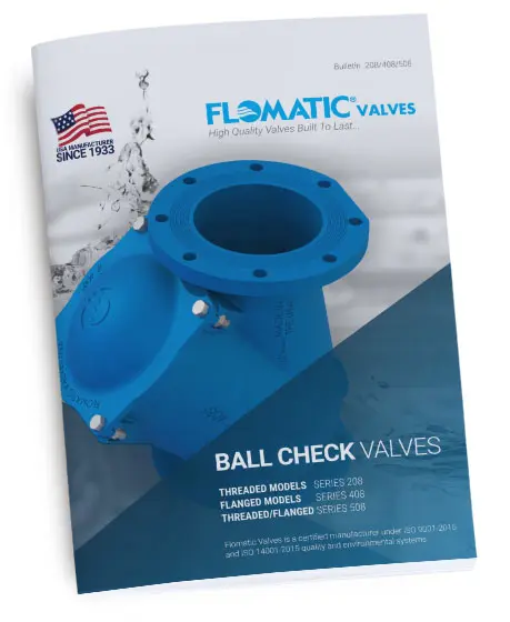 Ball Check Valves Literature