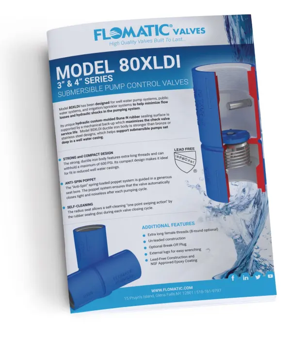 Valve Model 80XLDI Literature