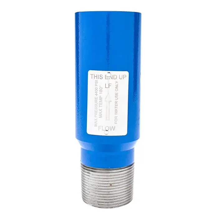 1/8 NPT Tapped Port Midwest Control CTLB1012T In-Tank Check Valve 500 psi Max Pressure Single Tapped 450 Degree F Max Temperature 1 FPT x 1-1/4 MPT 1/8 NPT Tapped Port 1 FPT x 1-1/4 MPT